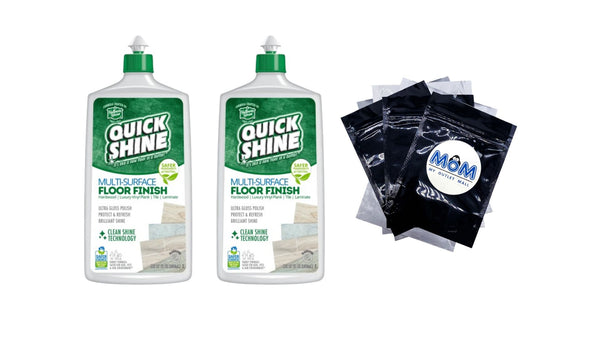 Multi-Surface Floor Finish, Pfas-Free Formula, All Purpose Household Floor Polish - 2 packs - 27 oz per pack - plus 3 My Outlet Mall Resealable Storage Pouches