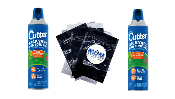 Backyard Bug Control Outdoor Fogger - 2 pack - 16 oz per pack - plus 3 My Outlet Mall Resealable Storage Pouches