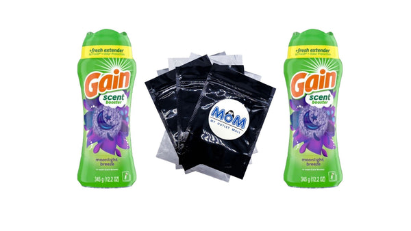 Fireworks Laundry Scent Booster Beads, Moonlight Breeze Scent - 2 packs - 12.2 oz per pack plus 3 My Outlet Mall Resealable Storage Pouches
