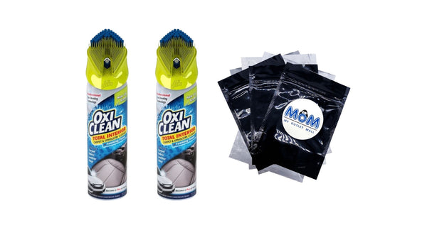 Total Care Carpet & Upholstery Cleaner - 2 packs - 19 Floz per pack - plus 3 My Outlet Mall Resealable Storage Pouches