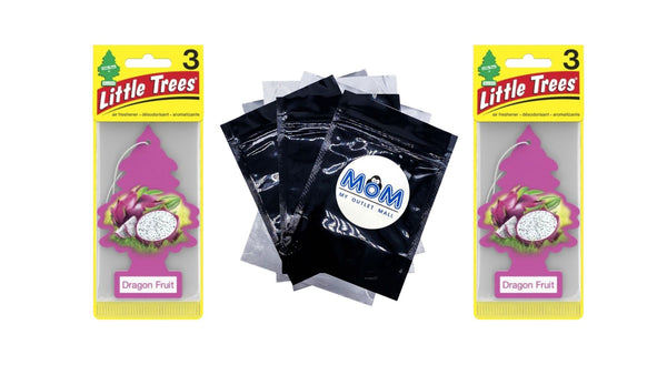 Air Freshener Dragon Fruit Fragrance 3 count - 2 packs - plus 3 My Outlet Mall Resealable Storage Pouches