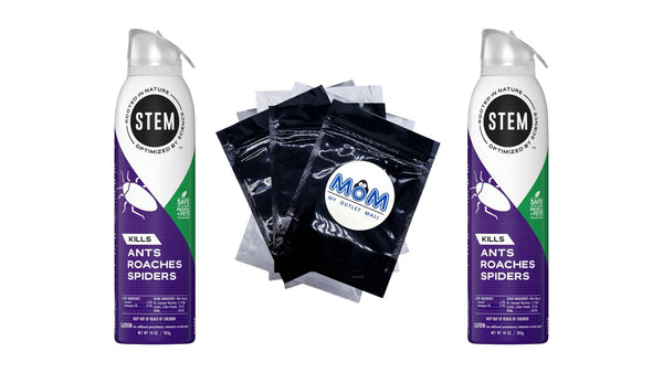 Indoor and Outdoor Ants, Roaches and Spiders Insect Killer Bug Spray - 2 packs - 10 oz per pack - plus 3 My Outlet Mall Resealable Storage Pouches