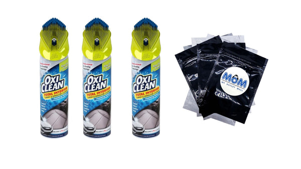 Total Care Carpet & Upholstery Cleaner - 3 packs - 19 Floz per pack - plus 3 My Outlet Mall Resealable Storage Pouches