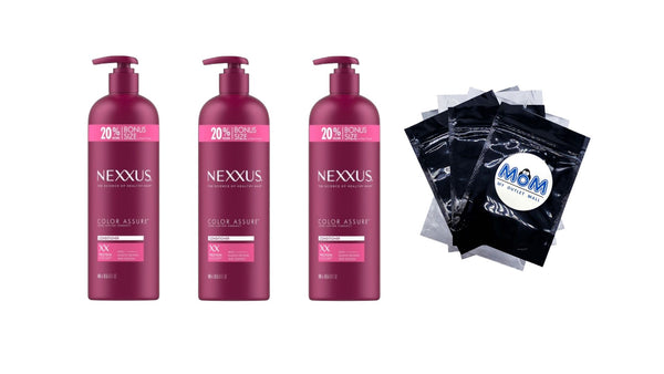 Color Assure Color Conditioner - 3 packs - 16.5 oz per pack - plus 3 My Outlet Mall Resealable Storage Pouches