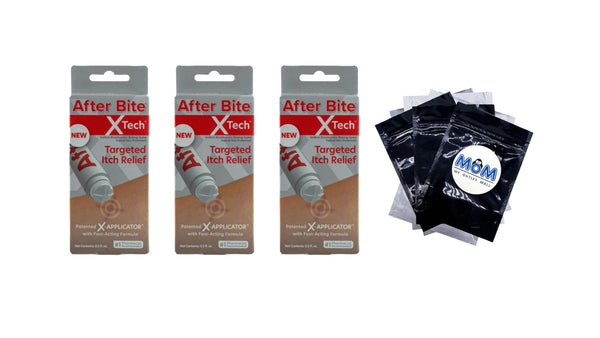 X-Tech, Advanced Powerful Itch Relieving Cream - 3 packs - 0.5 oz per pack - plus 3 My Outlet Mall Resealable Storage Pouches