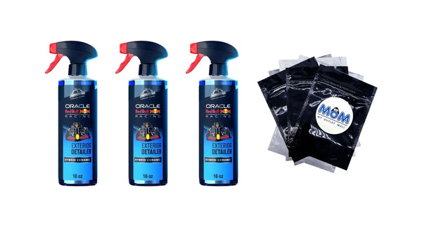 All Podium Series Hybrid Ceramic Exterior Detailer Spray Developed With Oracle Red Bull Racing - 3 packs - 16 fl oz per pack - plus 3 My Outlet Mall Resealable Storage Pouches