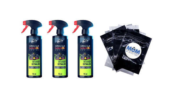 All Podium Series Interior Detailer Spray Developed With Oracle Red Bull Racing - 3 packs - 16 fl oz per pack - plus 3 My Outlet Mall Resealable Storage Pouches