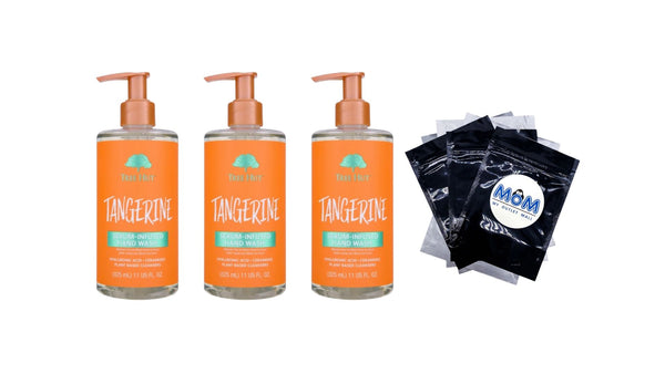 Tangerine Serum-Infused Hand Wash - 3 packs - 11 fl oz per pack - plus 3 My Outlet Mall Resealable Storage Pouches