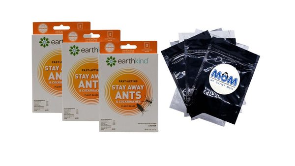 Stay Away Ant & Roach Natural Repellent, Pest Repellent - 3 packs - 2 Count - plus 3 My Outlet Mall Resealable Storage Pouches
