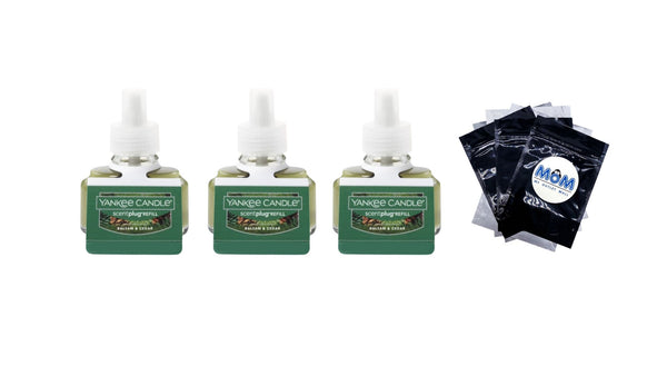 Balsam & Cedar Scent Plug Refill - 3 packs - plus 3 My Outlet Mall Resealable Storage Pouches