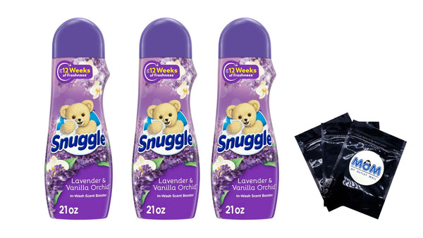 In Wash Scent Booster, Lavender & Vanilla Orchid- 3 packs - 21 oz per pack - plus 3 My Outlet Mall Resealable Storage Pouches