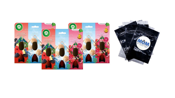 Essential Mist Refill, Spring Mix, Air Freshener, Essential Oils 3 Count - 3 packs - plus 3 My Outlet Mall Resealable Storage Pouches