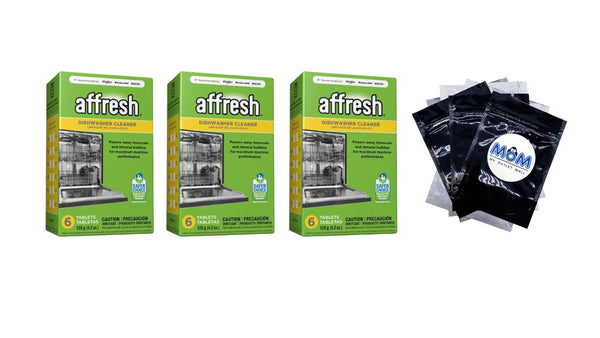 Dishwasher Cleaner with 6 Tablets in Carton - 3 packs - plus 3 My Outlet Mall Resealable Storage Pouches