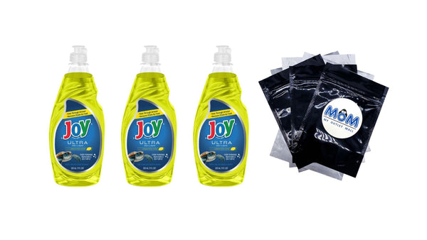 Ultra Dish Soap, Lemon Fresh Scent - 3 packs - 11 oz per pack - plus 3 My Outlet Mall Resealable Storage Pouches