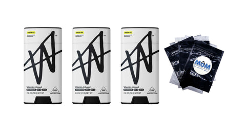 Jake Paul Men's Antiperspirant Deodorant Odor Blocking Sweat Protection Fresh Ice - 3 packs - 2.6 oz per pack - plus 3 My Outlet Mall Resealable Storage Pouches