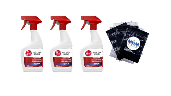 Oxy Spot and Stain Remover for Carpet and Upholstery, Ocean Breeze Scent, Liquid Cleaner Form - 3 packs - 22 oz per pack - plus 3 My Outlet Mall Resealable Storage Pouches