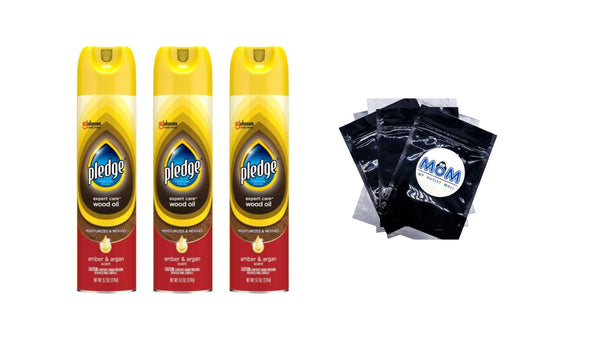 Expert Care Wood Oil Furniture Polish, Nourishes, Protects, and Revitalizes Furniture - 3 packs - 9.7 oz - per pack - plus 3 My Outlet Mall Resealable Storage Pouches