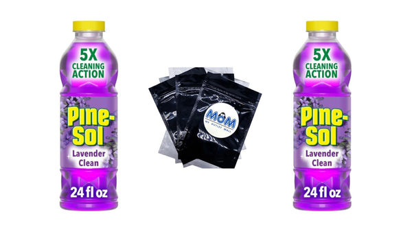 Multi-Surface Floor Cleaner, Lavender Clean - 2 packs - 24 oz per pack - plus 3 My Outlet Mall Resealable Storage Pouches