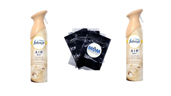 Air Mist Sooth & Restore Air Freshener, Whipped Warm Sugar - 2 packs - 8.8 oz per pack - plus 3 My Outlet Mall Resealable Storage Pouches
