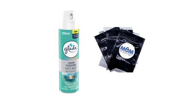 Air Freshener Spray Infused with Essential Oils, Sky & Sea Salt - 1 pack - 8.0 oz per pack - plus 3 My Outlet Mall Resealable Storage Pouches