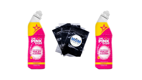 Miracle Toilet Cleaner Gel, Bathroom Cleaner - 2 packs - 25.4 oz per pack - plus 3 My Outlet Mall Resealable Storage Pouches