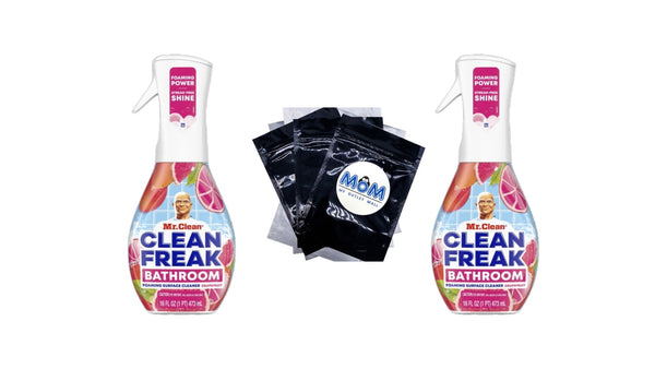 Clean Freak All Purpose Cleaner Spray, Multi-Surface Cleaning, Grapefruit - 2 packs - 16 oz per pack - plus 3 My Outlet Mall Resealable Storage Pouches