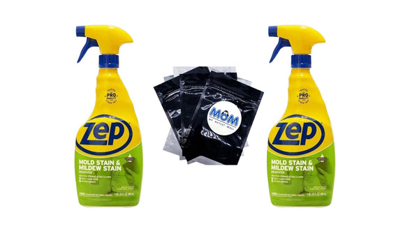 Brand Mold & Mildew Stain Remover Clean Scent - 2 packs - 32 oz per pack - plus 3 My Outlet Mall Resealable Storage Pouches