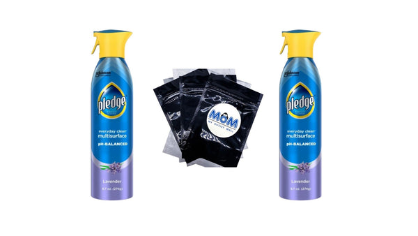 Multisurface Cleaner Aerosol, Fresh Lavender - 2 packs - 9.7 oz per pack - plus 3 My Outlet Mall Resealable Storage Pouches