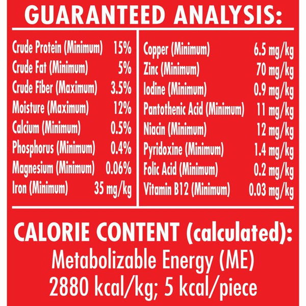 Flavor Snacks Mini Dog Biscuits, Flavored Crunchy Dog Treats, 2 pack, 15 oz per pack, plus 3 My Outlet Mall Resealable Storage Pouches