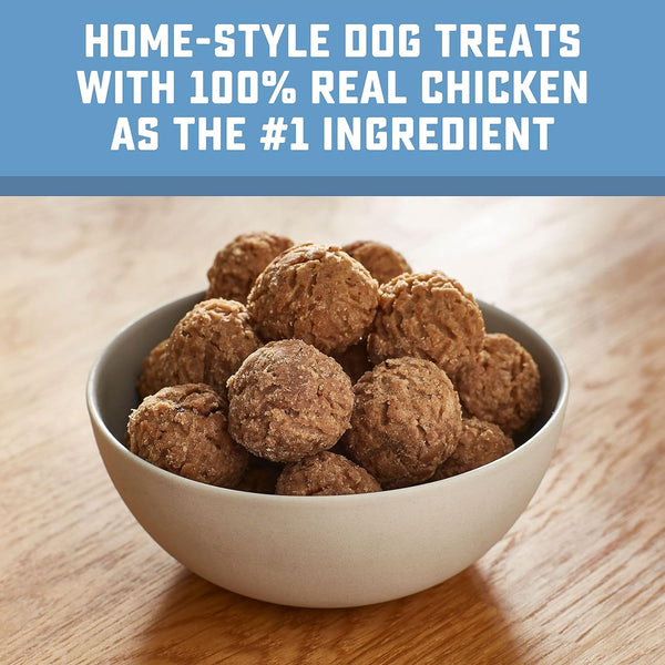 Chicken Meatballs Dog Treats, 2 pack, 18 oz per pack, plus 3 My Outlet Mall Resealable Storage Pouches