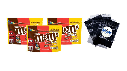 Classic Mix Chocolate Candy, Sharing Size, 3 pack, 8.3 oz per pack, plus 3 My Outlet Mall Resealable Storage Pouches