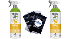 Urine Destroyer Plant Based Enzymatic Cleaner - 2 Packs - 32oz per pack - plus 3 My Outlet Mall Resealable Storage Pouches