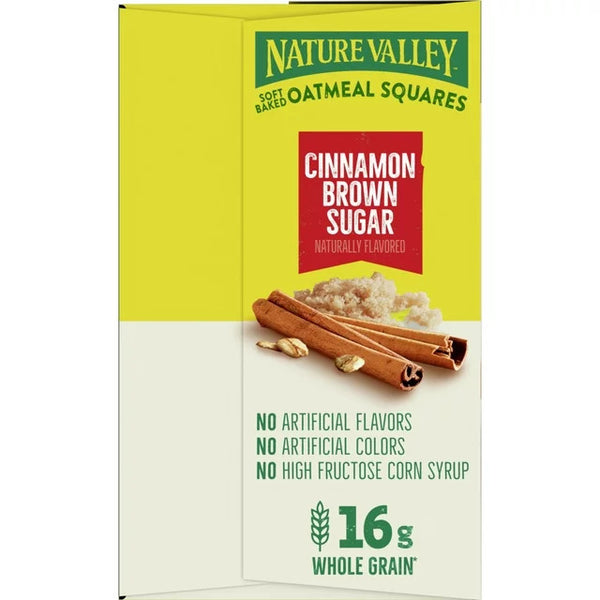 Soft-Baked Oatmeal Squares, Cinnamon Brown Sugar, 2 pack, 12 Count per pack, plus 3 My Outlet Mall Resealable Storage Pouches