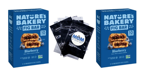 Blueberry Fig Bars, 2 pack, 10 Twin Packs per pack, plus 3 My Outlet Mall Resealable Storage Pouches