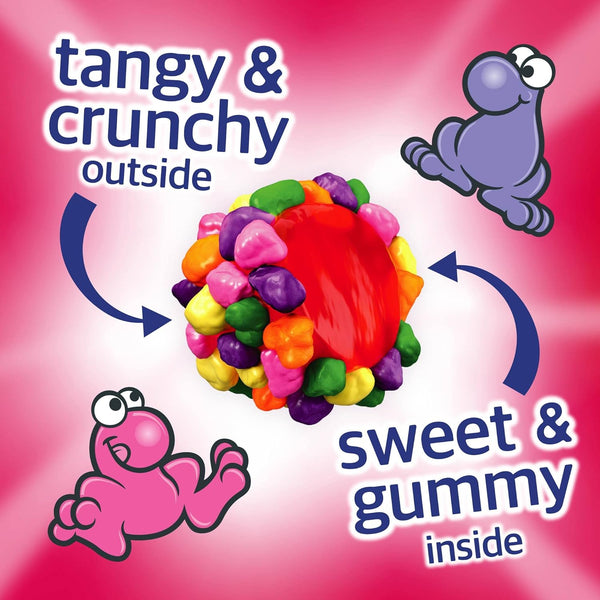 Gummy Clusters Candy, Rainbow, 2 pack, 8 oz per pack, plus 3 My Outlet Mall Resealable Storage Pouches