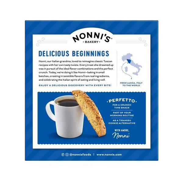 Originali Biscotti Almond Cookie Individually Wrapped & Ready to Eat, 2 Packs, 5.52 oz 8 count per pack, plus 3 My Outlet Mall Resealable Storage Pouches