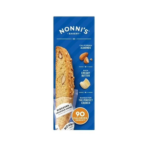 Originali Biscotti Almond Cookie Individually Wrapped & Ready to Eat, 2 Packs, 5.52 oz 8 count per pack, plus 3 My Outlet Mall Resealable Storage Pouches