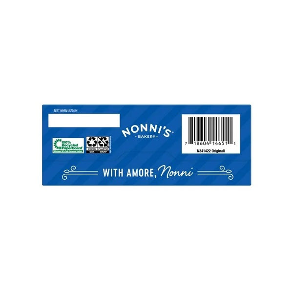 Originali Biscotti Almond Cookie Individually Wrapped & Ready to Eat, 2 Packs, 5.52 oz 8 count per pack, plus 3 My Outlet Mall Resealable Storage Pouches