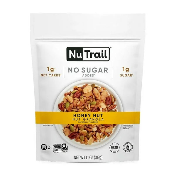 Nut Granola Honey Nut, 2 Packs, 11 oz per pack, plus 3 My Outlet Mall Resealable Storage Pouches