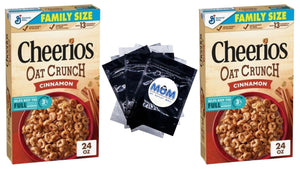 Oat Crunch Cinnamon Oat Breakfast Cereal, Family Size, 2 Packs, 24 oz per pack, plus 3 My Outlet Mall Resealable Storage Pouches