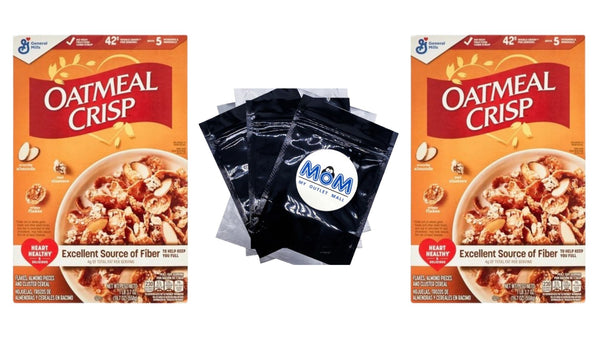 Heart Healthy Cereal High Fiber Cereal Made with Whole Grain - 2 pack - 19.7 oz per pack - plus 3 My Outlet Mall Resealable Storage Pouches