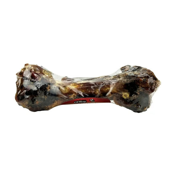 Natural Pork Femur Chew for Dogs, 3 pack, 9.28 oz (1 count) per pack, plus 3 My Outlet Mall Resealable Storage Pouches