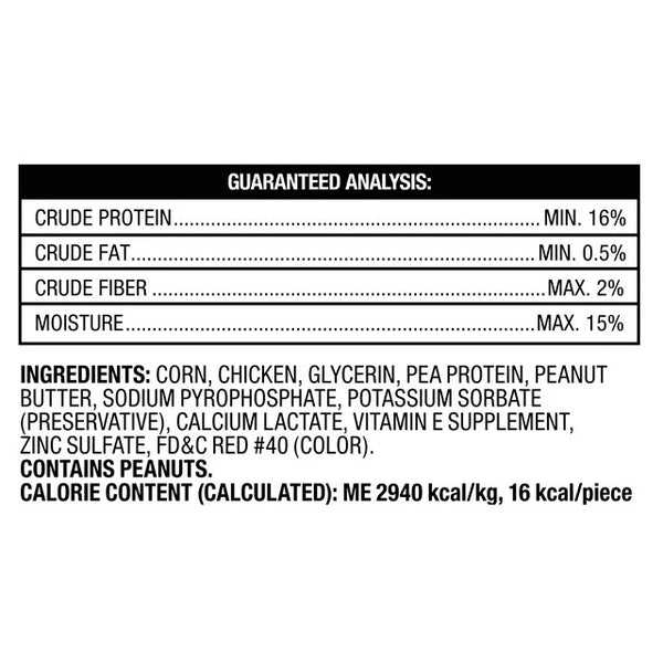 Rawhide Free Peanut Butter Twist Sticks for Dogs - 1 pack - 50 Count - plus 3 My Outlet Mall Resealable Storage Pouches