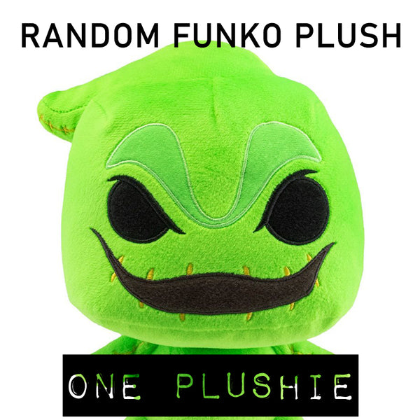 Funko Plushies Nightmare Before Christmas Blacklights Collectible Plush (One Random) Neon Plushies and 2 My Outlet Mall Stickers