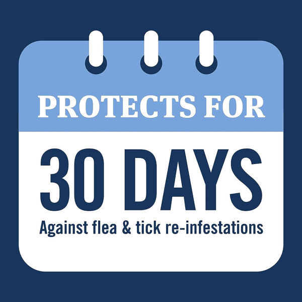Flea & Tick Prevention for Small Dogs 5-22 lbs 3-Month Supply, 1 pack, 3 Count, plus 3 My Outlet Mall Resealable Storage Pouches
