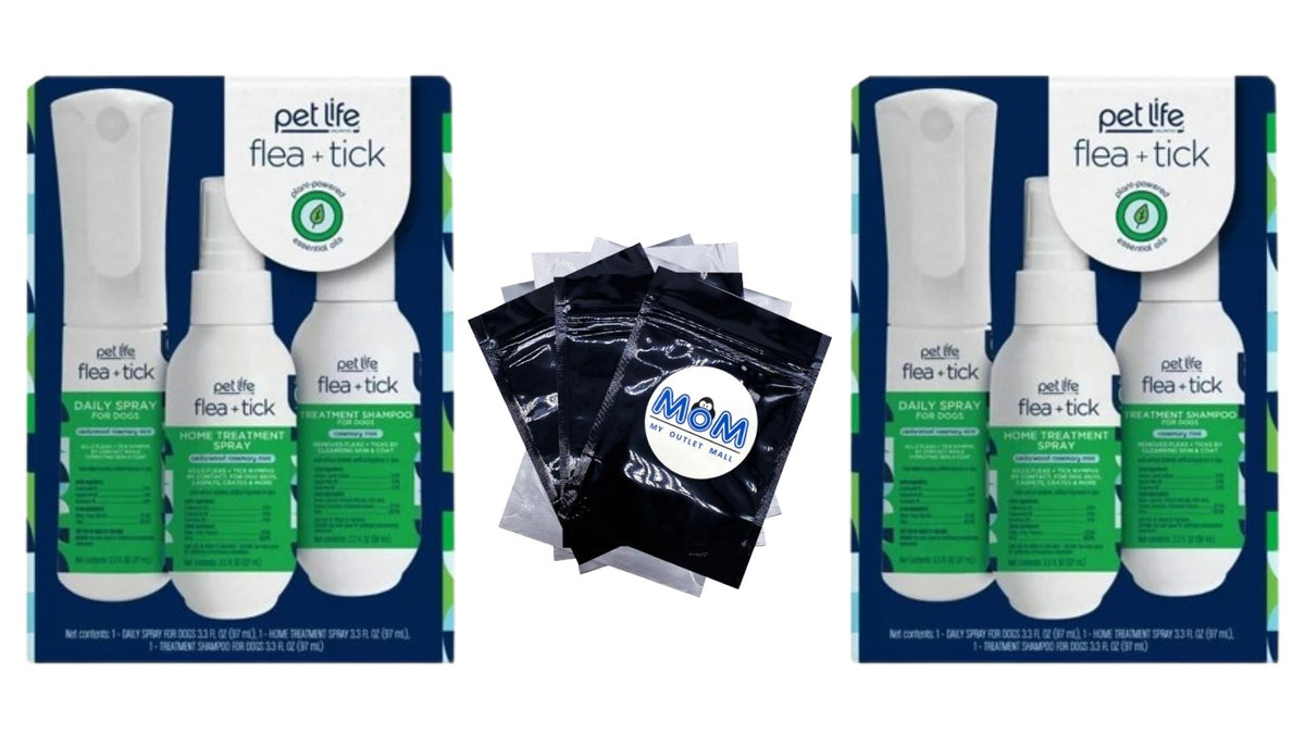 Unlimited Flea & Tick 3-Step Prevention Trial Kit for Dogs, 2 Packs, 9 ...