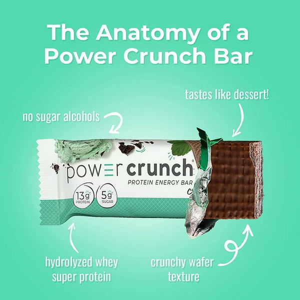 Original Protein Energy Bars, Chocolate Mint, 2 pack, 5 Count per pack, plus 3 My Outlet Mall Resealable Storage Pouches