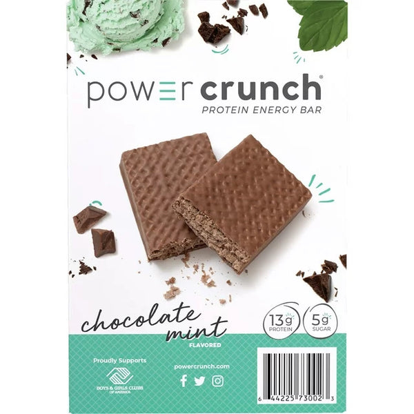 Original Protein Energy Bars, Chocolate Mint, 2 pack, 5 Count per pack, plus 3 My Outlet Mall Resealable Storage Pouches