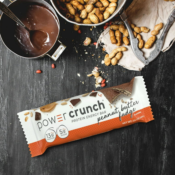 Original Protein Energy Bars, Peanut Butter Fudge, 3 pack, 5 Count per pack, plus 3 My Outlet Mall Resealable Storage Pouches