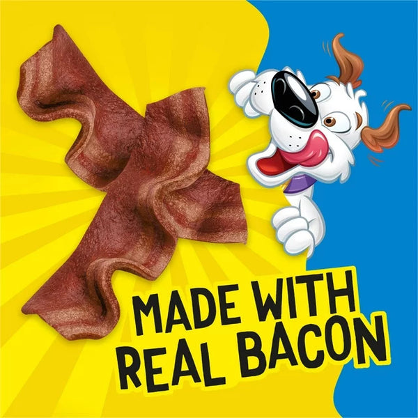 Bratwurst and Bacon Flavor Dog Snacks, 2 pack, 6 oz per pack, plus 3 My Outlet Mall Resealable Storage Pouches